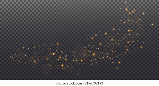 golden light png. Bokeh light lights effect background. Christmas glowing dust background Christmas glowing light bokeh confetti and glitter texture overlay for your design.
