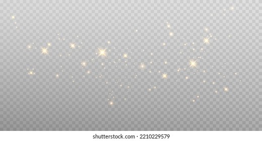 luz dorada png. Fondo del efecto de las luces de bokeh. Navidad brillante fondo de polvo Navidad brillante luz de color de fondo confetti y brillo de textura para su diseño.
