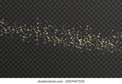 Golden light png. Bokeh light lights effect background. Christmas glowing light bokeh confetti and glitter texture overlay.