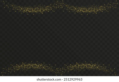 Golden light png. Bokeh light lights effect background. Christmas glowing light bokeh confetti and glitter texture overlay.