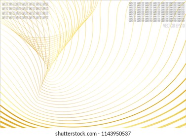 Golden line drawing abstract pattern background,EPS10