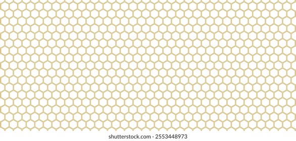 Golden line honey pattern abstract pattern background. Eps 10. Vector background.