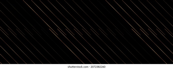 Golden lines abstract technology geometric vector background