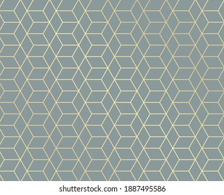 Golden lines background. Geometric pattern background. Luxury style. Vector illustration.