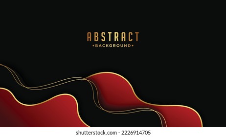 Golden lines glowing dots golden combinations. Luxury and elegant design. 