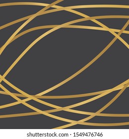 golden lines pattern- vector illustration