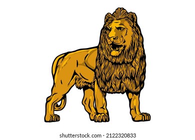 567 Lion sitting logo Images, Stock Photos & Vectors | Shutterstock