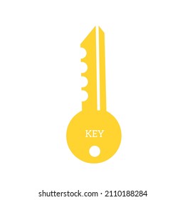 golden lock icon on white background