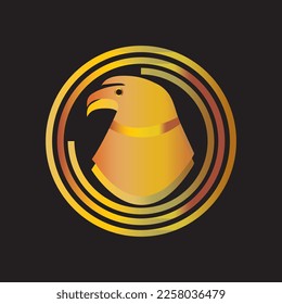 golden logo . gold eagle logo