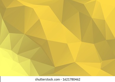Golden Low Poly Gradient from Triangle Shapes. Could be used as wallpaper