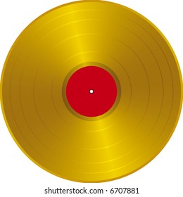 Golden LP label