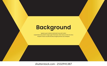 Golden Luxury Background Abstract Design Banner Poster For Presentation Design