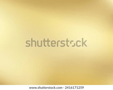 Golden luxury background. Abstract gold metal gradient. Vector blurred illustration