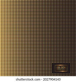 Golden luxury background with beads. Vector illustration.