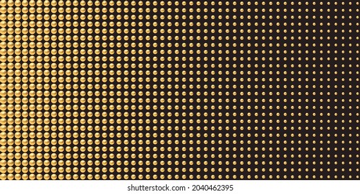Golden luxury background with beads. Vector illustration.