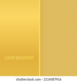 Golden luxury background with golden beads. Vector illustration.