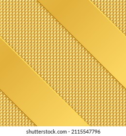 Golden luxury background with golden beads. Vector illustration.