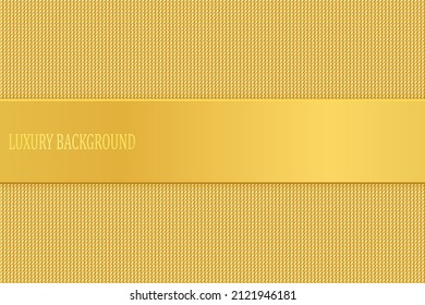 Golden luxury background with golden beads. Vector illustration.