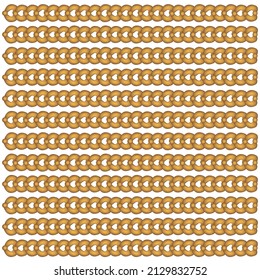 Goldener luxuriöser Hintergrund mit Perlen. Vektorgrafik.