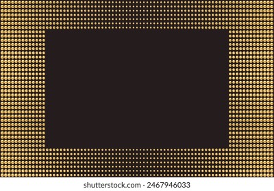 Golden luxury background with beads. Vector illustration.
