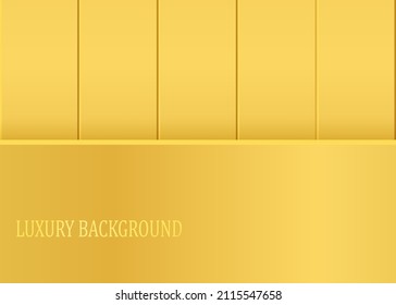 Golden luxury background. Vector illustration.