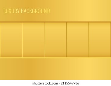 Golden luxury background. Vector illustration.