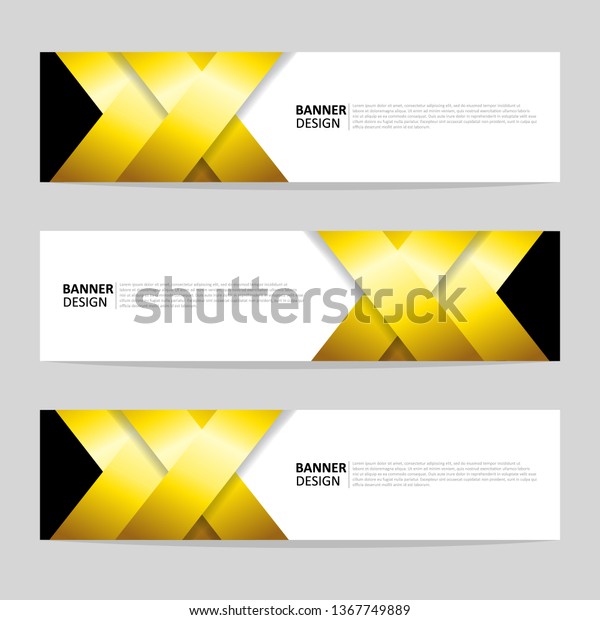 Golden luxury banner collection. Set of abstract\
vector banners template in gold color. Can be adapt to brochure,\
magazine, poster, gold banner presentation. Modern design template\
for web.