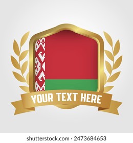 Golden Luxury Belarus Badge Design
