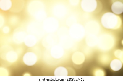 Dorado bokeh luz suave fondo abstracto, Vector eps 10 ilustración de partículas de bokeh, decoración de fondo