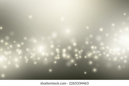 Dorado bokeh luz suave fondo abstracto, Vector eps 10 ilustración de partículas de bokeh, decoración de fondo