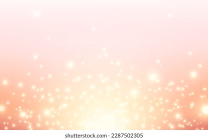 Golden luxury bokeh soft light abstract background, Vector eps 10 illustration bokeh particles, Background decoration