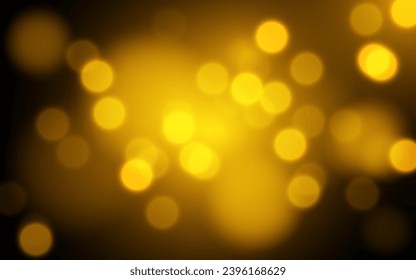 Golden luxury bokeh soft light abstract backgrounds, Vector eps 10 illustration bokeh particles, Backgrounds decoration
