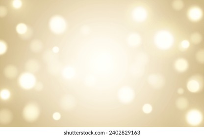 Bokeh de lujo dorado fondo abstracto de luz suave, Vector eps 10 ilustración de partículas de bokeh, decoración de fondo