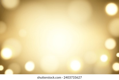 Bokeh de lujo dorado fondo abstracto de luz suave, Vector eps 10 ilustración de partículas de bokeh, decoración de fondo