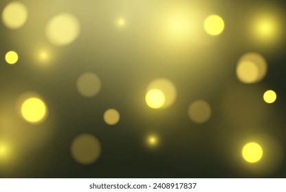 Bokeh de lujo dorado fondo abstracto de luz suave, Vector eps 10 ilustración de partículas de bokeh, decoración de fondo