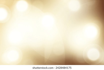 Golden luxury bokeh soft light abstract background, Vector eps 10 illustration bokeh particles, Background decoration