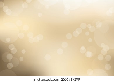 Fondo abstracto de luz suave bokeh de lujo dorado, Vector eps 10 ilustración bokeh partículas, decoración de fondo