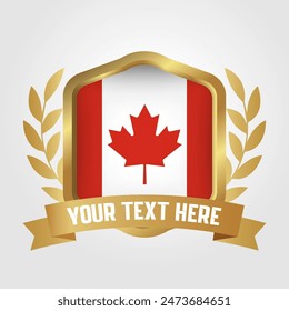 Golden Luxury Canada Badge Design