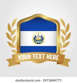 Golden Luxury El Salvador Badge Design