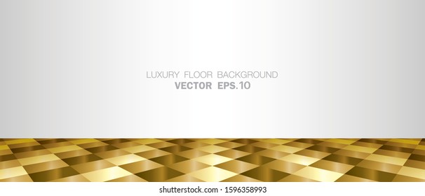 golden luxury floor background vector.