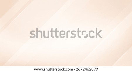 Golden luxury gradient lines background. Beige pink gradient neutral backdrop. Brown lines on cream color bg. Vector illustration