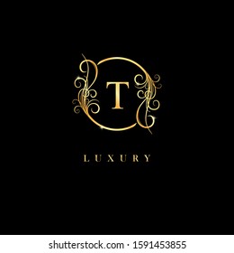 Logo Premium Luxury Golden Color Royal Stock Vector (Royalty Free ...