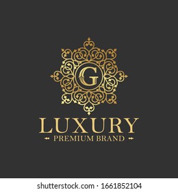 Golden Luxury Logo Design Vector Template