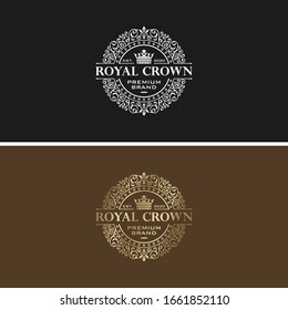 Golden Luxury Logo Design Vector Template