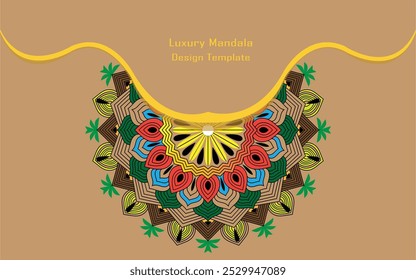 Golden and Luxury Mandala and Coloring page and background template