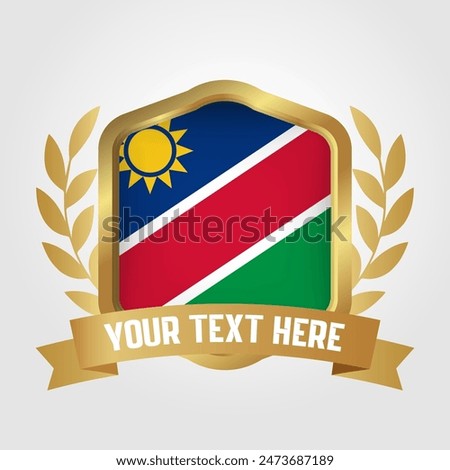 Golden Luxury Namibia Badge Design