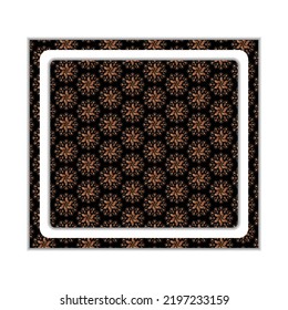 Golden and luxury seamless pattern, luxury mandala seamless pattern set, decorative wallpaper with a black background, ethnic tribal style ornament suitable for bed sheets and pillows