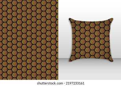 Golden and luxury seamless pattern, luxury mandala seamless pattern set, decorative wallpaper with black background, ethnic tribal style ornament suitable for bed sheets and pillows