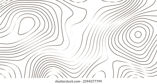 golden luxury topographic lines map background .modern technology wave curve line contour map design .seamless geography grid vector illustration .
