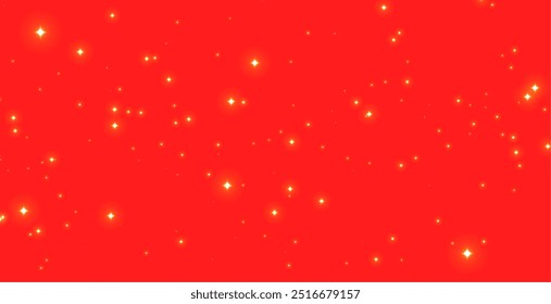 golden magical sparkle particle background for presentation vector